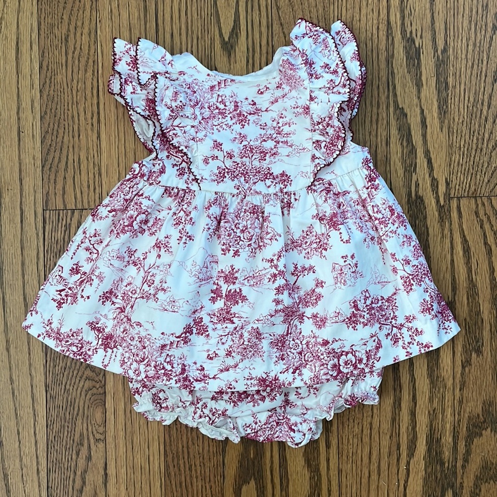Janie and Jack Red and White Kids Matching Set
